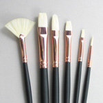 Repin Set of 6 Hog Bristle Art Brushes