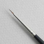 Pure Red Sable 5001: Round Size 2/0 Brush