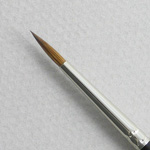 Pure Red Sable 5001: Round Size 3 Brush