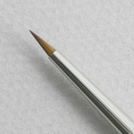 Pure Red Sable 5011: Spotting Round Size 3 Brush