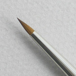 Pure Red Sable 5011: Spotting Round Size 4 Brush