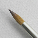Pure Red Sable 5011: Spotting Round Size 7 Brush