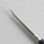 Kolinsky Sable 1011: Spotting Round Size 00 Brush