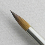Kolinsky Sable 1011: Spotting Round Size 8 Brush