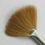 Kolinsky Sable 1003: Fan Size 2 Brush