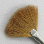 Kolinsky Sable 1103: Fan Size 2 Brush